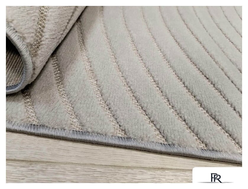 Ковер для жилой комнаты Radjab Carpet Сканди Сизаль Прямоугольник 10937B 12236RK (1.6x2.3, Grii/Grii) - Изображение №6 — Интернет-магазин ПроЗаказ