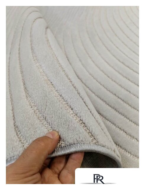 Ковер для жилой комнаты Radjab Carpet Сканди Сизаль Прямоугольник 10937B 12236RK (1.6x2.3, Grii/Grii) - Изображение №5 — Интернет-магазин ПроЗаказ