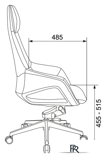 Офисное кресло Бюрократ DAO-2 (бежевый) - Изображение №6 — Интернет-магазин ПроЗаказ
