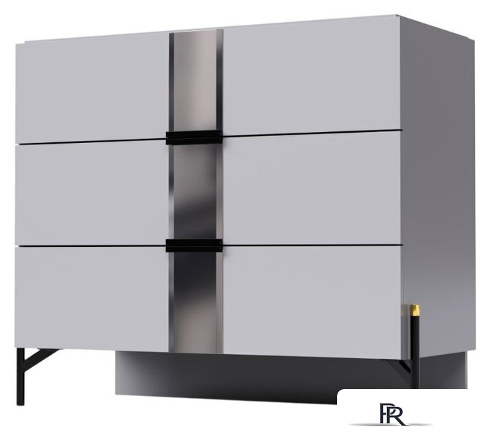 Комод Кастанье Дезире СК 004-06 (серый) - Изображение №1 — Интернет-магазин ПроЗаказ