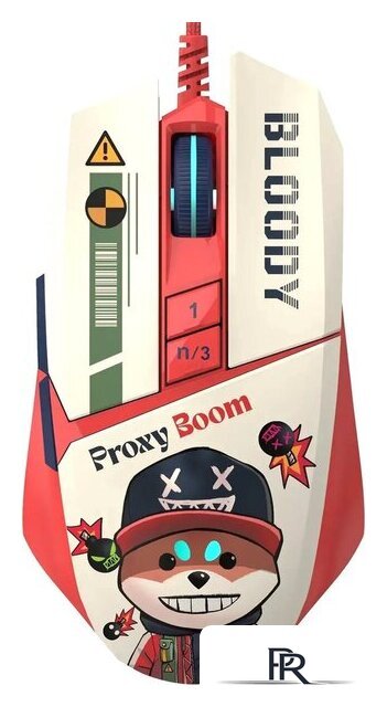 Игровая мышь A4Tech Bloody W63 Max Proxy Boom (бежевый/красный) - Изображение №1 — Интернет-магазин ПроЗаказ