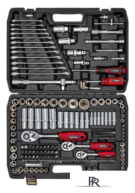 Универсальный набор инструментов ForceKraft FK-38841 TQ (216 предметов) - Изображение №1 — Интернет-магазин ПроЗаказ