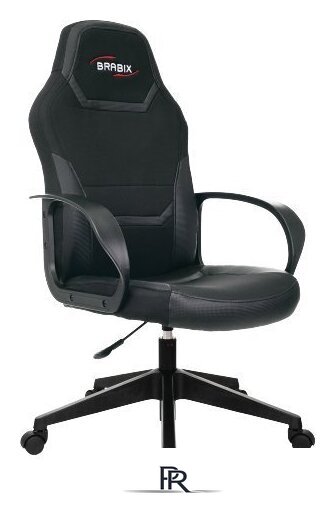 Игровое (геймерское) кресло Brabix Alpha GM-018 532636 (черный) - Изображение №1 — Интернет-магазин ПроЗаказ