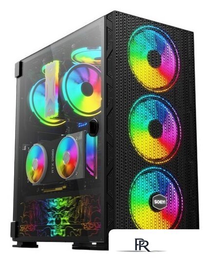 Корпус Soeyi AX8-B20 Tempered Glass - Изображение №1 — Интернет-магазин ПроЗаказ