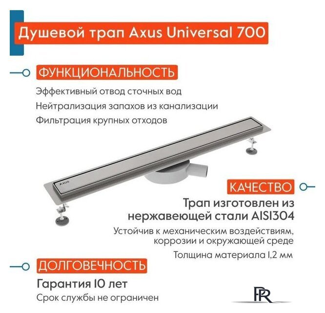 Трап/канал Axus Universal 600 - Изображение №3 — Интернет-магазин ПроЗаказ