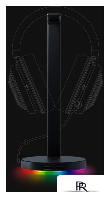 Подставка для наушников Razer Base Station V2 Chroma Black - Изображение №8 — Интернет-магазин ПроЗаказ
