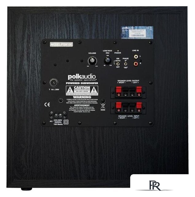 Проводной сабвуфер Polk Audio PSW10 (черный) - Изображение №3 — Интернет-магазин ПроЗаказ