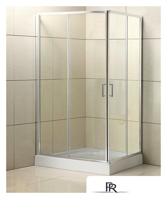 Душевой уголок BelBagno UNO-195-AH-2-100/90-C-Cr (прозрачное стекло) - Изображение №1 — Интернет-магазин ПроЗаказ