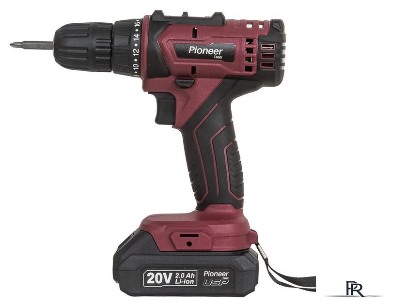 Дрель-шуруповерт Pioneer Tools CD-M2002C-USP (с 2-мя АКБ, кейс, оснастка) - Изображение №5 — Интернет-магазин ПроЗаказ