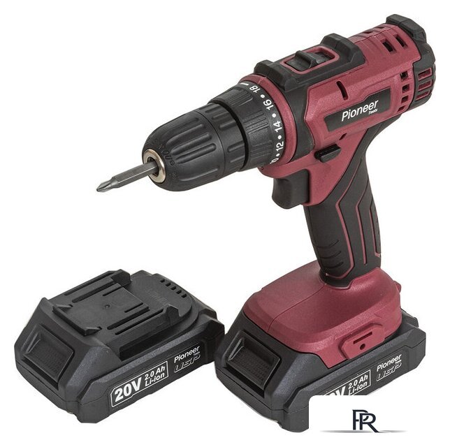 Дрель-шуруповерт Pioneer Tools CD-M2002C-USP (с 2-мя АКБ, кейс, оснастка) - Изображение №3 — Интернет-магазин ПроЗаказ