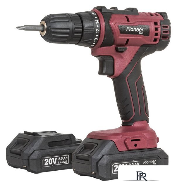 Дрель-шуруповерт Pioneer Tools CD-M2002C-USP (с 2-мя АКБ, кейс, оснастка) - Изображение №2 — Интернет-магазин ПроЗаказ