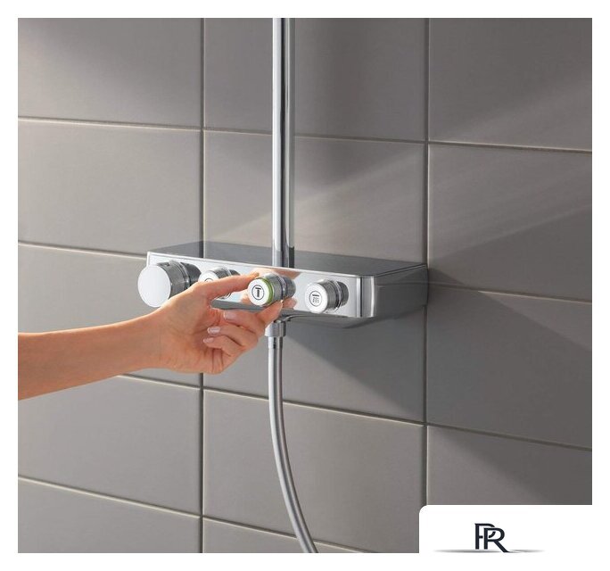 Душевая система  Grohe Euphoria SmartControl System 310 Duo 26507LS0 (белая луна/хром) - Изображение №3 — Интернет-магазин ПроЗаказ
