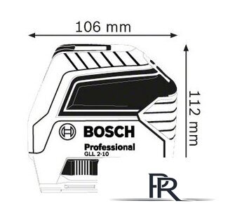 Лазерный нивелир Bosch GLL 2-10 Professional [0601063L00] - Изображение №5 — Интернет-магазин ПроЗаказ