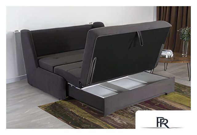 Диван DiArt Лео-3 1500 (велюр, Ultra Grafit) - Изображение №10 — Интернет-магазин ПроЗаказ