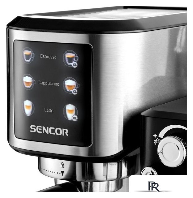 Рожковая кофеварка Sencor SES 4910SS - Изображение №4 — Интернет-магазин ПроЗаказ