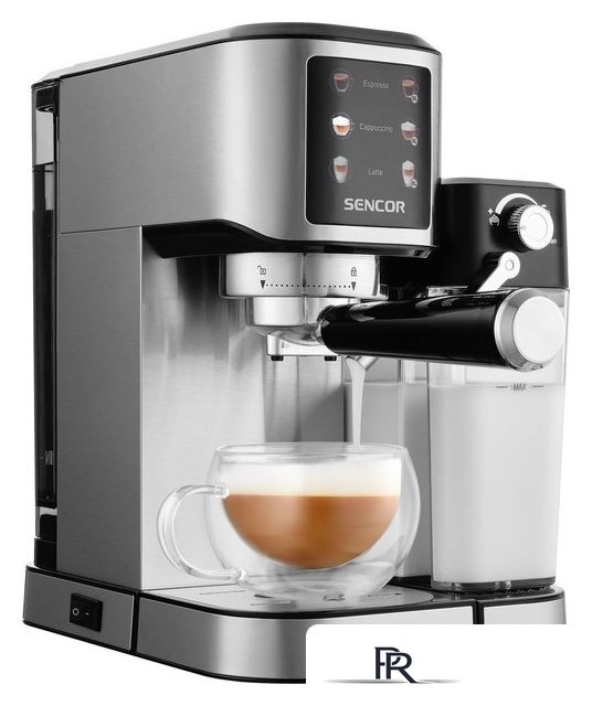 Рожковая кофеварка Sencor SES 4910SS - Изображение №3 — Интернет-магазин ПроЗаказ