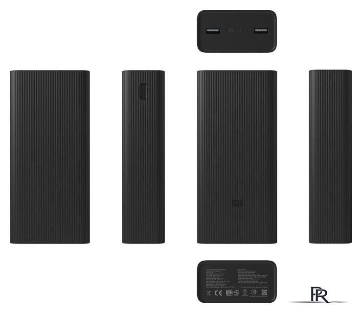 Внешний аккумулятор Xiaomi Mi Power Bank 3 PB3018ZM 30000mAh (черный) - Изображение №6 — Интернет-магазин ПроЗаказ