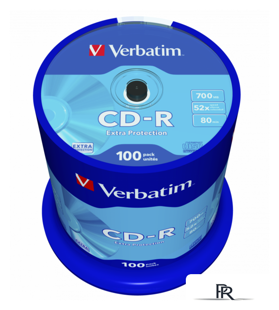 CD-R диск Verbatim 700Mb 52x 43411 (100 шт.) - Изображение №2 — Интернет-магазин ПроЗаказ