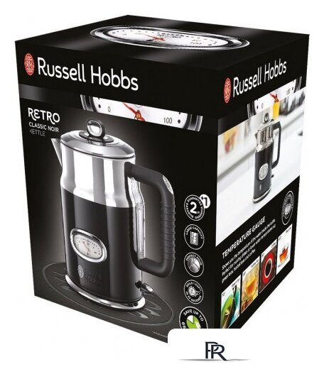 Электрический чайник Russell Hobbs 21671-70 Retro Classic Noir - Изображение №4 — Интернет-магазин ПроЗаказ
