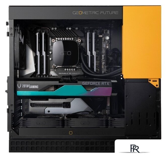 Корпус Geometric Future Model 4 King Arthur (черный/желтый) - Изображение №4 — Интернет-магазин ПроЗаказ