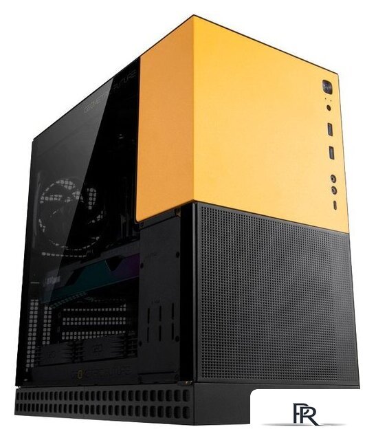 Корпус Geometric Future Model 4 King Arthur (черный/желтый) - Изображение №1 — Интернет-магазин ПроЗаказ