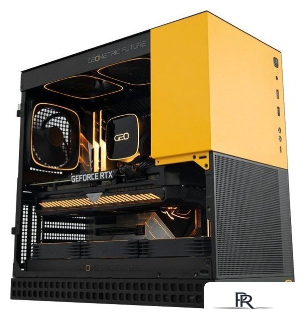 Корпус Geometric Future Model 4 King Arthur (черный/желтый) - Изображение №2 — Интернет-магазин ПроЗаказ