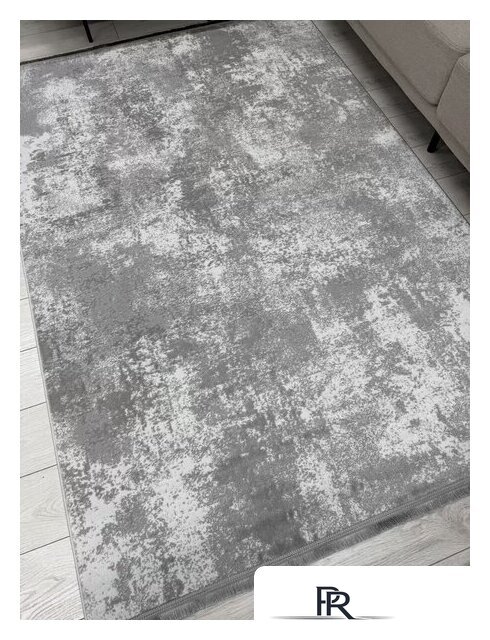 Ковер для жилой комнаты Radjab Carpet Амаль Прямоугольник 0901A 13095RK (2x4, Grey/Grey) - Изображение №2 — Интернет-магазин ПроЗаказ