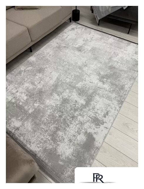 Ковер для жилой комнаты Radjab Carpet Амаль Прямоугольник 0901A 13095RK (2x4, Grey/Grey) - Изображение №3 — Интернет-магазин ПроЗаказ