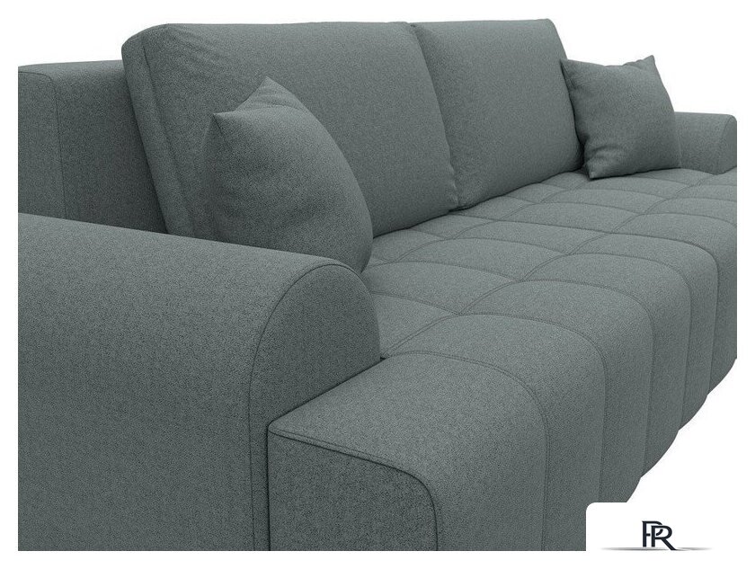 Диван Лига диванов Лига-080 131111 (рогожка амур 07 серый) - Изображение №4 — Интернет-магазин ПроЗаказ