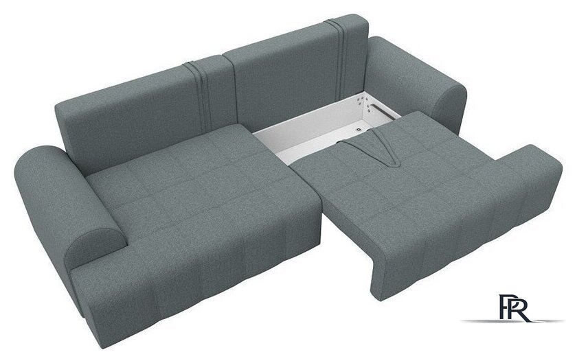 Диван Лига диванов Лига-080 131111 (рогожка амур 07 серый) - Изображение №7 — Интернет-магазин ПроЗаказ