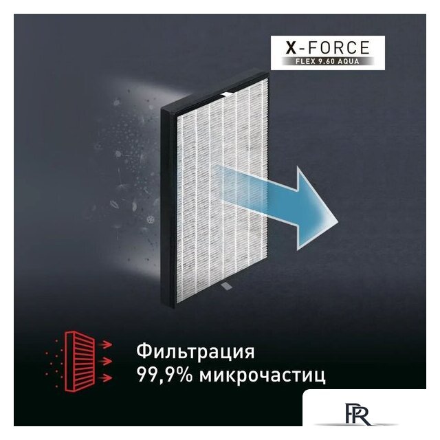 Вертикальный пылесос с влажной уборкой Tefal X-Force Flex 9.60 Aqua TY20C7WO - Изображение №8 — Интернет-магазин ПроЗаказ