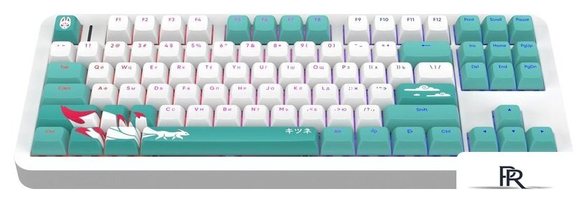 Клавиатура Red Square Alumix TKL Classic Kitsune (белый, g3ms Aquamarine) - Изображение №2 — Интернет-магазин ПроЗаказ