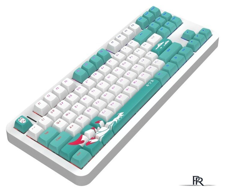 Клавиатура Red Square Alumix TKL Classic Kitsune (белый, g3ms Aquamarine) - Изображение №4 — Интернет-магазин ПроЗаказ