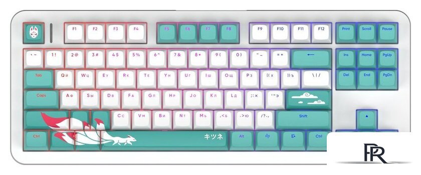 Клавиатура Red Square Alumix TKL Classic Kitsune (белый, g3ms Aquamarine) - Изображение №1 — Интернет-магазин ПроЗаказ