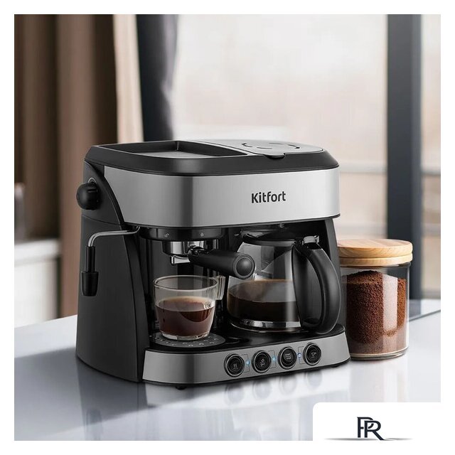 Рожковая кофеварка Kitfort KT-7185 - Изображение №2 — Интернет-магазин ПроЗаказ