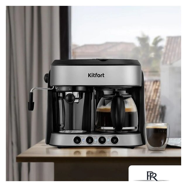 Рожковая кофеварка Kitfort KT-7185 - Изображение №3 — Интернет-магазин ПроЗаказ