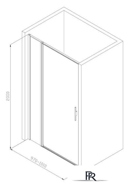 Душевая дверь Allen Brau Priority 3.31006.BBA - Изображение №2 — Интернет-магазин ПроЗаказ