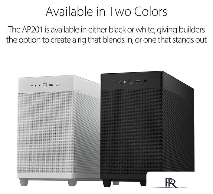 Корпус ASUS Prime AP201 (белый) - Изображение №6 — Интернет-магазин ПроЗаказ