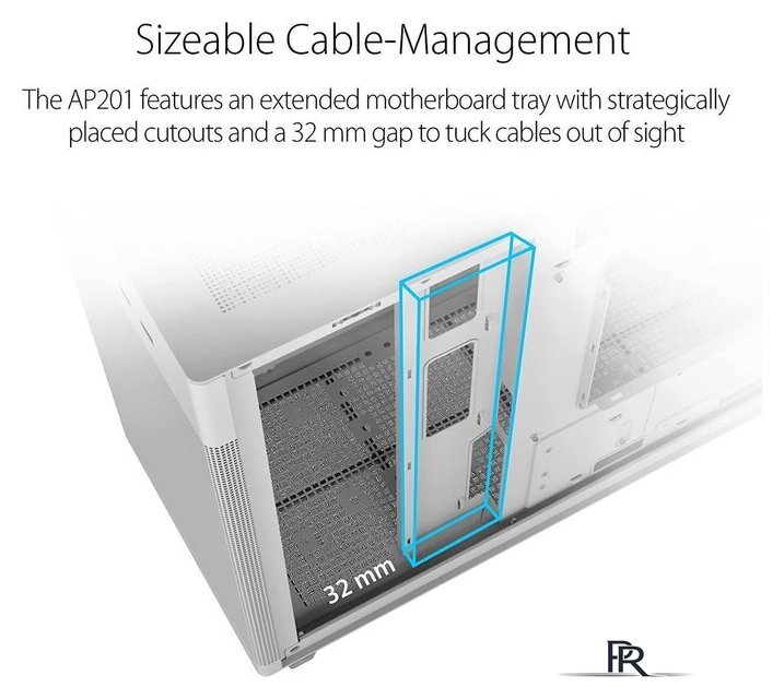 Корпус ASUS Prime AP201 (белый) - Изображение №4 — Интернет-магазин ПроЗаказ