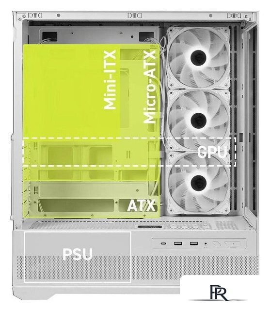 Корпус MSI MAG Pano 110R PZ (белый) - Изображение №4 — Интернет-магазин ПроЗаказ