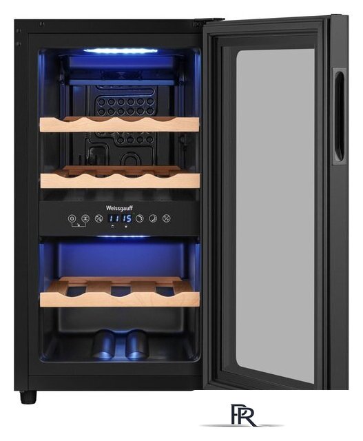 Винный шкаф Weissgauff WWC-16 DualZone Compressor - Изображение №13 — Интернет-магазин ПроЗаказ