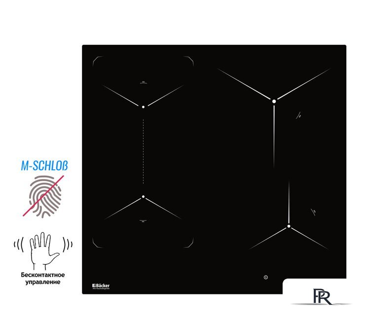 Варочная панель Backer BIH604-1T-S4 Black - Изображение №6 — Интернет-магазин ПроЗаказ