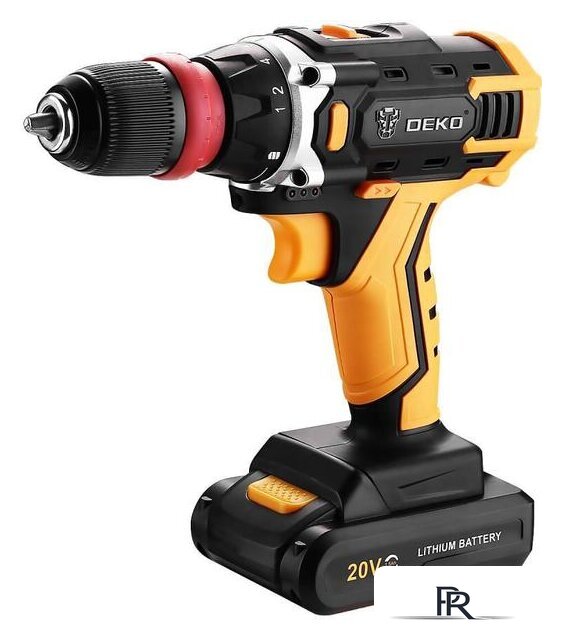 Дрель-шуруповерт Deko DKCD20FU-Li SET 1 063-4176 (с 1-им АКБ) - Изображение №2 — Интернет-магазин ПроЗаказ