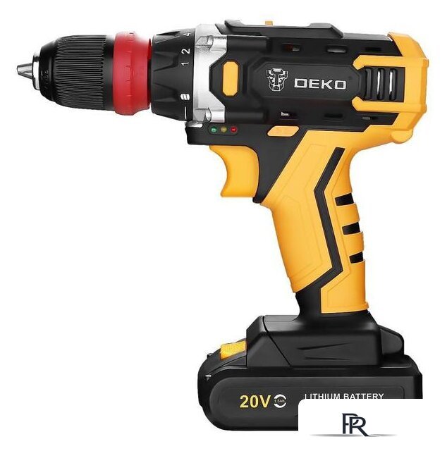 Дрель-шуруповерт Deko DKCD20FU-Li SET 1 063-4176 (с 1-им АКБ) - Изображение №3 — Интернет-магазин ПроЗаказ