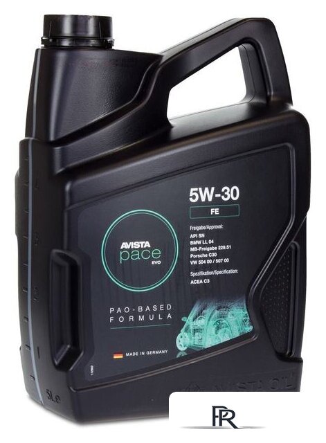 Моторное масло Avista pace EVO FE 5W-30 5л - Изображение №2 — Интернет-магазин ПроЗаказ