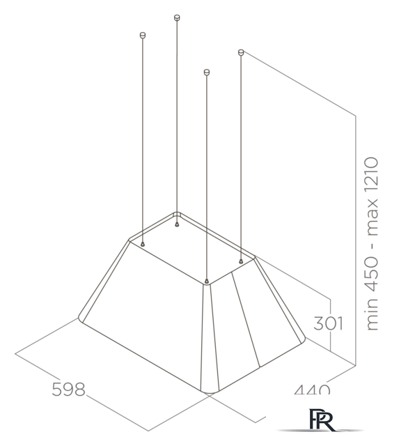 Кухонная вытяжка Elica Ikona Light IX/F/60 PRF0165071 - Изображение №4 — Интернет-магазин ПроЗаказ