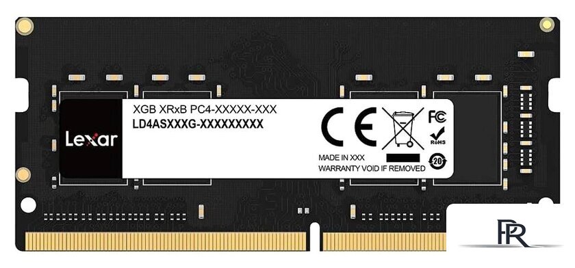 Оперативная память Lexar 32 ГБ DDR4 SODIMM 3200 МГц LD4AS032G-B3200GSST - Изображение №1 — Интернет-магазин ПроЗаказ
