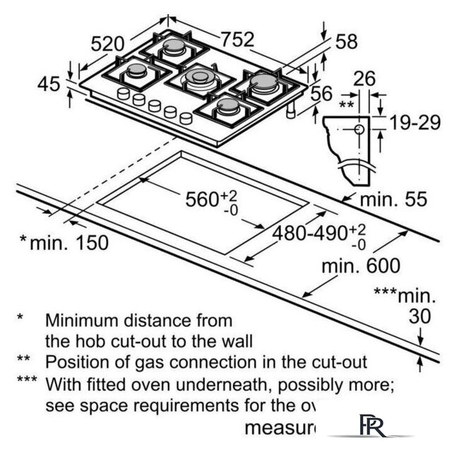 Варочная панель Bosch Serie 6 PPQ7A6I45 - Изображение №2 — Интернет-магазин ПроЗаказ