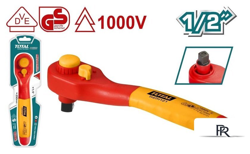 Вороток с трещоткой Total THIRTH121 - Изображение №1 — Интернет-магазин ПроЗаказ