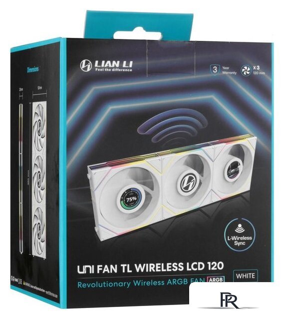 Комплект вентиляторов для корпуса с контроллером Lian Li Uni Fan TL 120 Wireless 12TLLCD1W3W G99.12TLLCD1W3W.R0 - Изображение №13 — Интернет-магазин ПроЗаказ